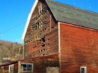The Cobleskill Barn before restoration.