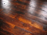 Reclaimed eastern white pine flooring