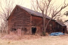 The Heritage Showroom Barn before restoration.