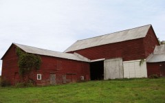 This heavy timbered barn was built in the Mohawk valley of New York state circa 1820. 